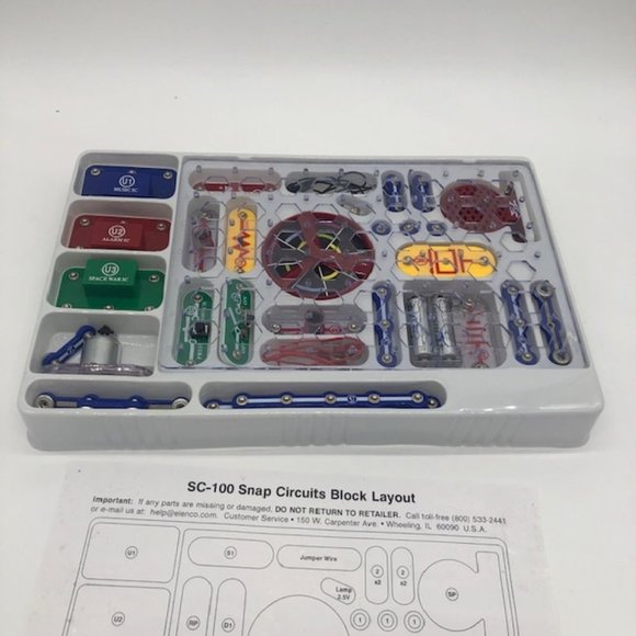 Pre Owned Elenco Electronics Snap Circuits Jr SC-100 - Picture 4 of 8